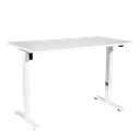 Sealey Dellonda Single Motor Ultra-Quiet Adjustable-Height Electric Sit/Stand Desk - White Desktop