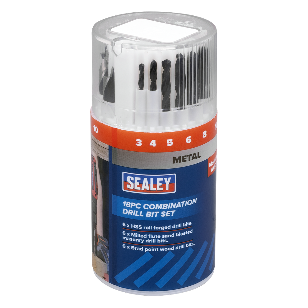 Combination Drill Bit Set 18pc