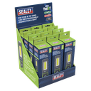 LED Twist Rechargeable Inspection Light, Green - Box of 12