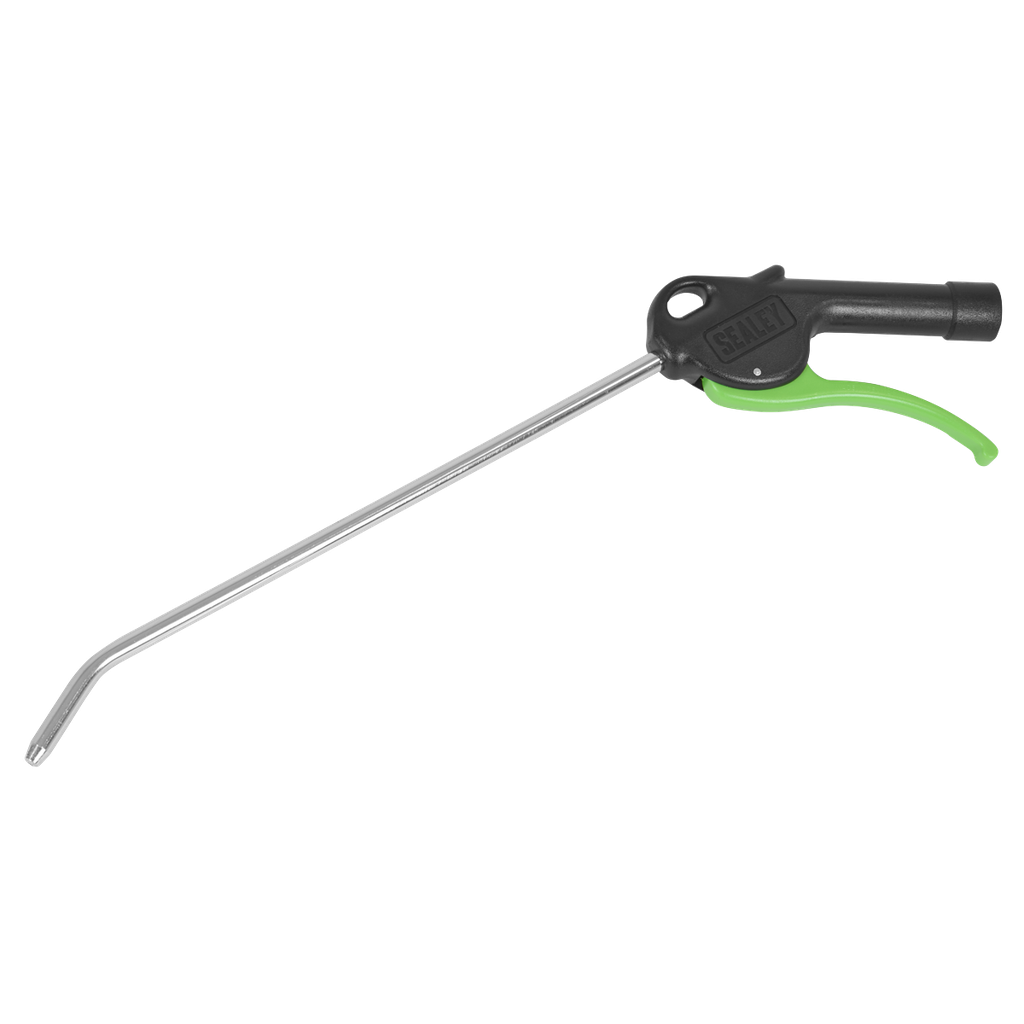 Sealey Air Blow Gun with Angled Lance 280 x 8mm 1/4"BSP Air Inle