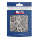 Sealey Stainless Steel Flat Washer M10 A2, DIN 125 - Pack of 100