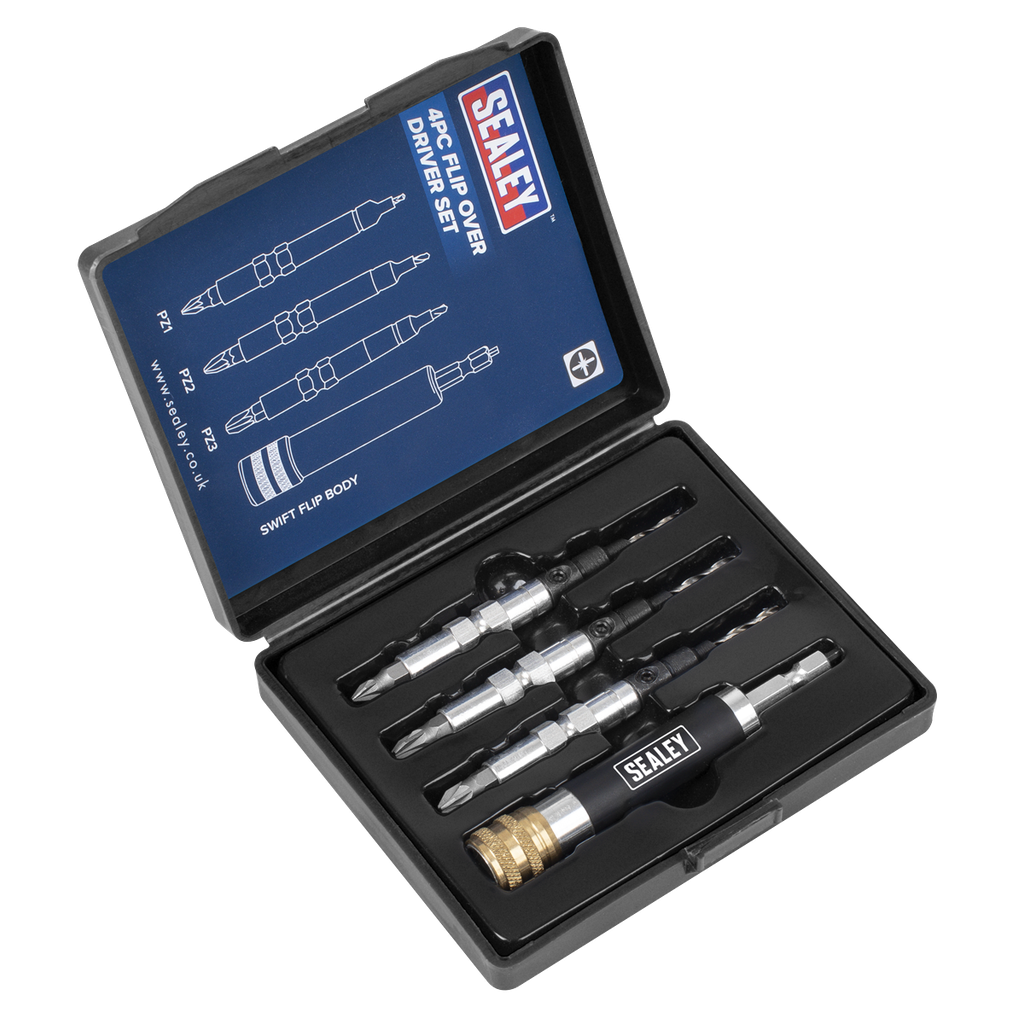 Flip-Over Drill/Driver Set 4pc