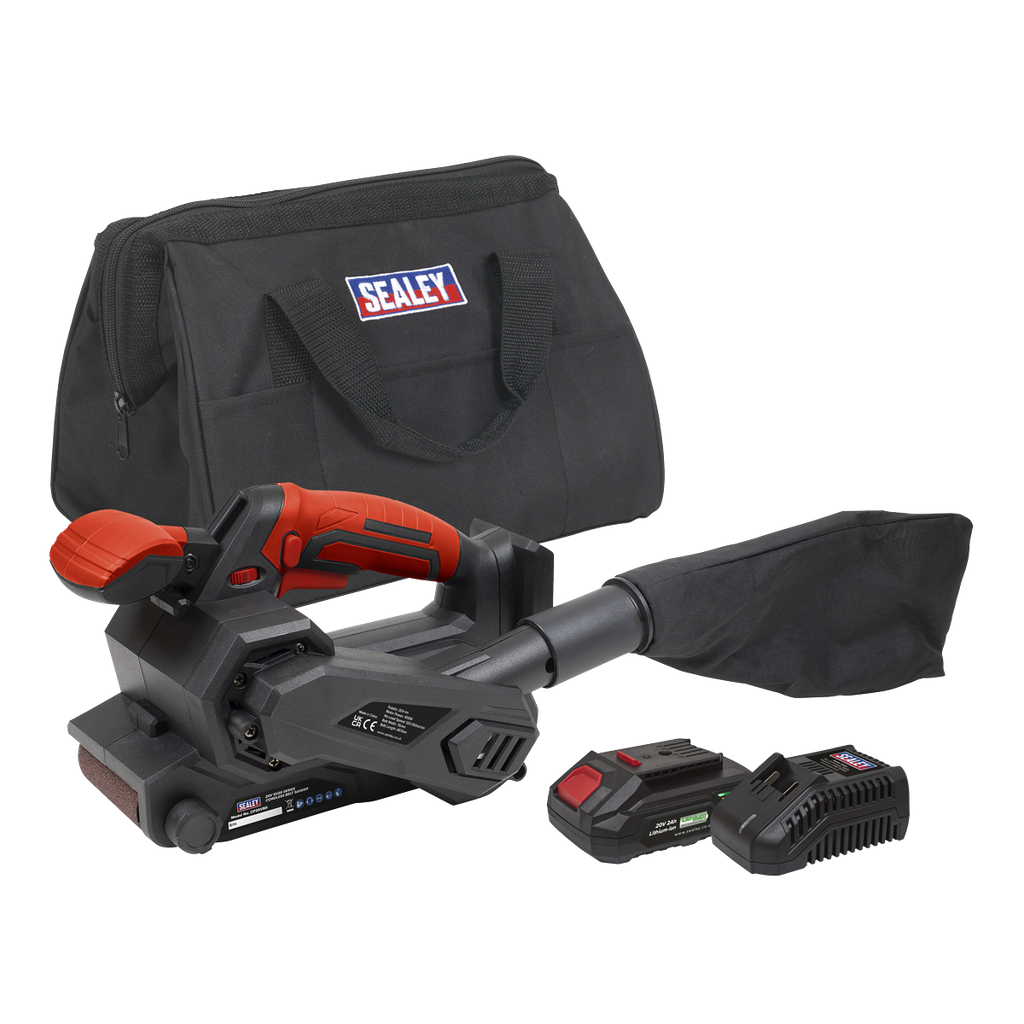 Sealey SV20 Series Cordless Belt Sander Kit 20V 2Ah