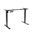 Sealey Dellonda Single Motor Ultra-Quiet Adjustable-Height Desk Frame with Digital Control Panel 70kg Capacity - Black