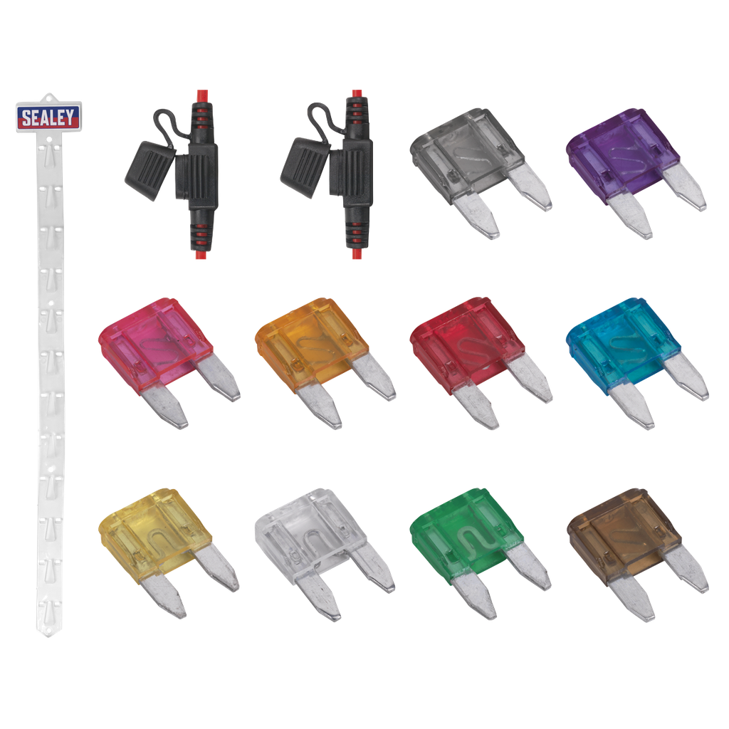 Sealey Clip Strip Deal - Automotive Mini Blade Fuses & Holders