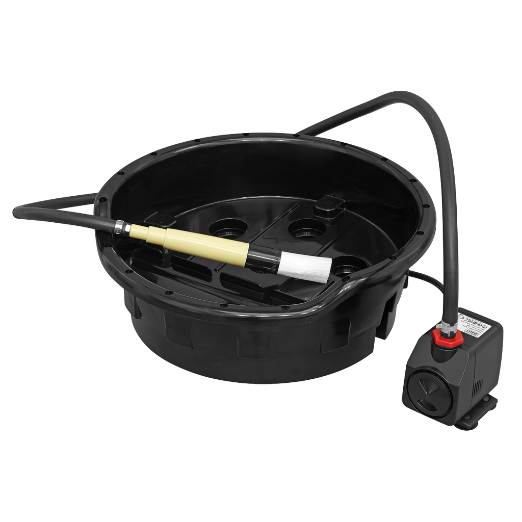 Sealey Portable Parts Washer Bucket with Brush 14L