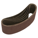 Sealey 76 x 457mm Sanding Belt 120Grit - Pack of 5