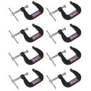 Sealey Junior C-Clamp Set 28mm x 28mm 8pc