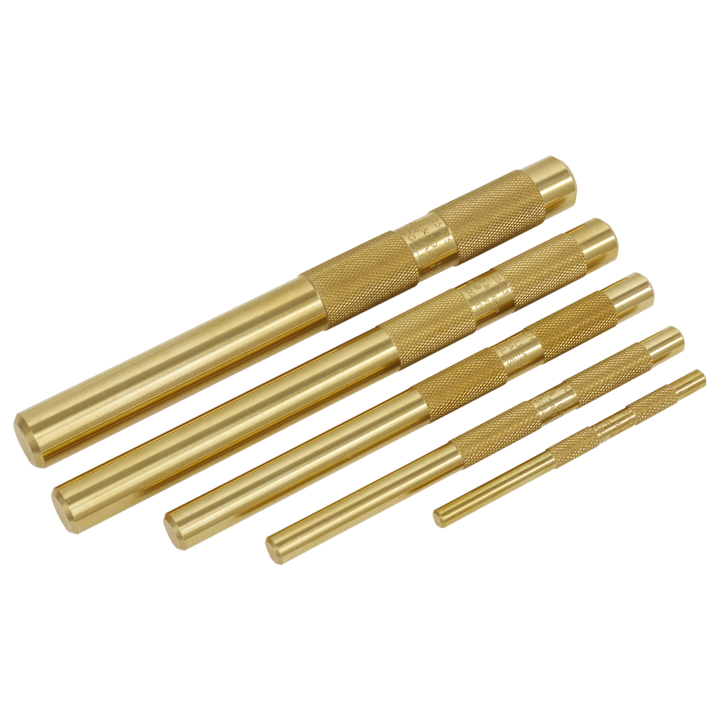 Sealey Brass Punch Set 5pc