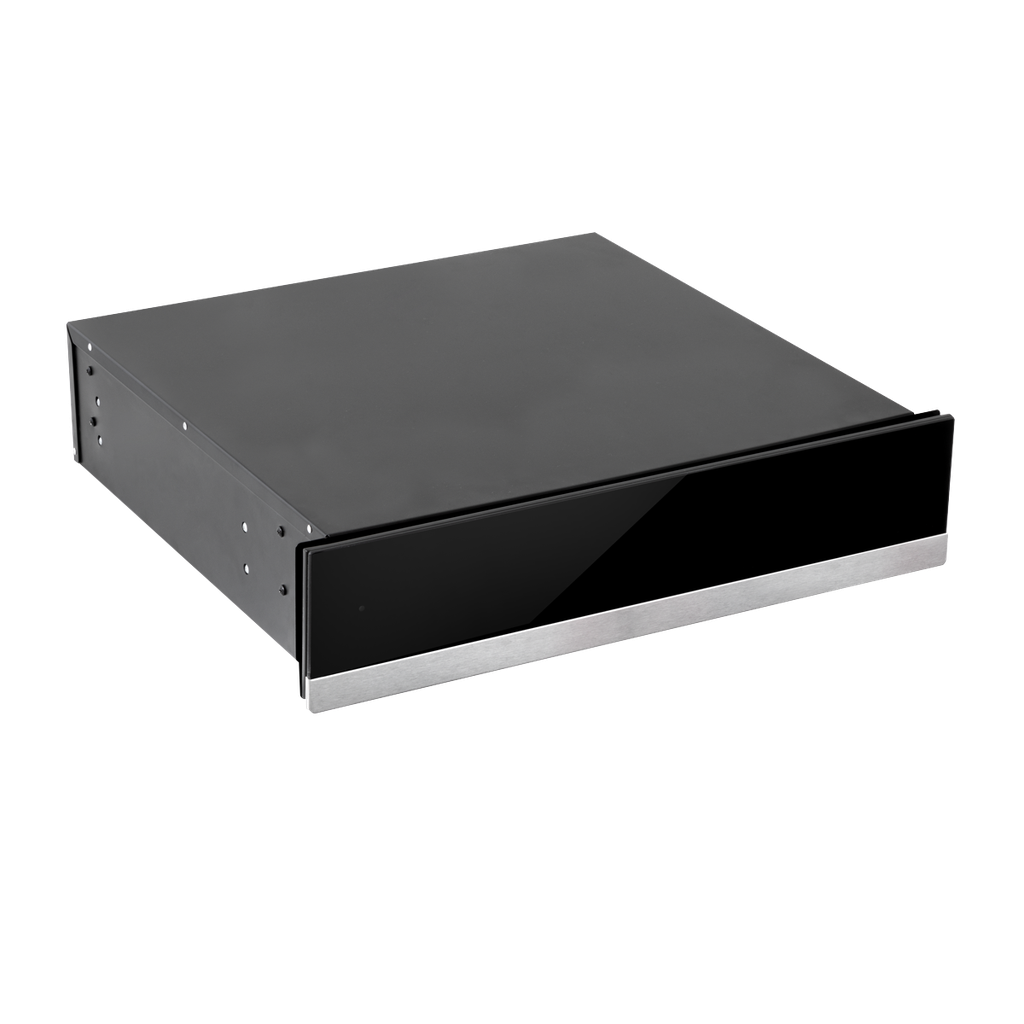Baridi Integrated Warming Drawer 60cm - Black/Stainless Steel