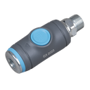 Sealey PCL Push-Button Safety Coupling Body Male 3/8"BSPT