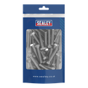 Sealey Stainless Steel Set Screw M8 x 1.25 Pitch, DIN 933 - Pack of 50