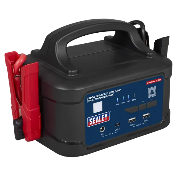 3500A 12/24V Lithium Jump Starter Power Pack