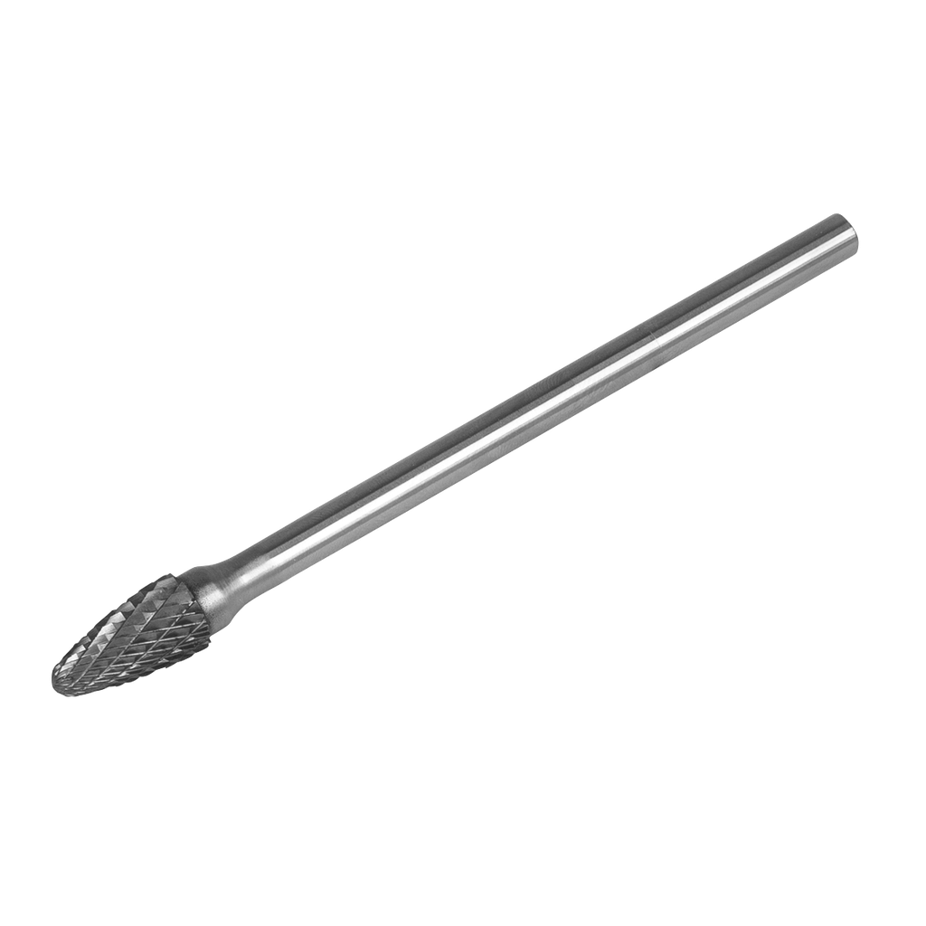 Sealey Tungsten Carbide Rotary Burr Extra-Long Arc Round Nose 10mm