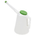 Oil Container with Green Lid & Flexible Spout 3L