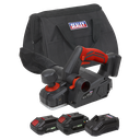 Sealey SV20 Series Cordless Planer Kit 20V - 2 Batteries