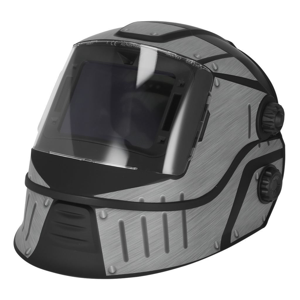 Auto Darkening Solar Powered Flip-Up Welding Helmet Shade 9-13