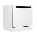 Baridi Tabletop Dishwasher 8 Place Settings 8L Capacity - White