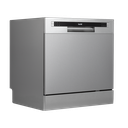 Baridi Tabletop Dishwasher 8 Place Settings 8L Capacity - Silver