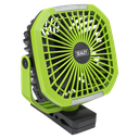 Sealey 4-Speed Portable Clip Fan with Worklight 8"