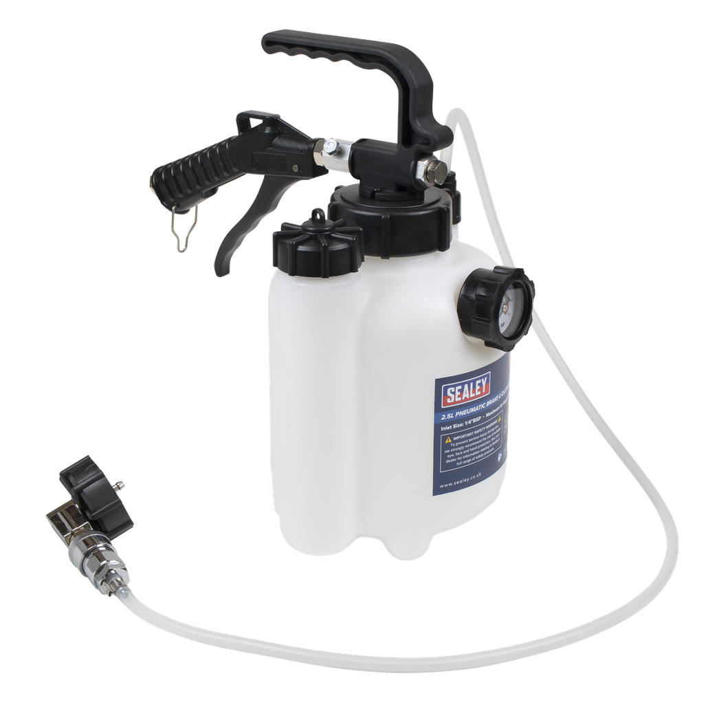 Sealey Pneumatic Brake & Clutch Bleeder 2.5L