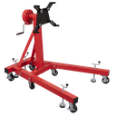 Folding 360º Rotating Engine Stand with Geared Handle Drive 680kg Capacity