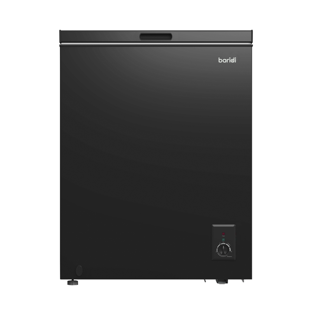 Baridi Freestanding Chest Freezer 142L Capacity - Black
