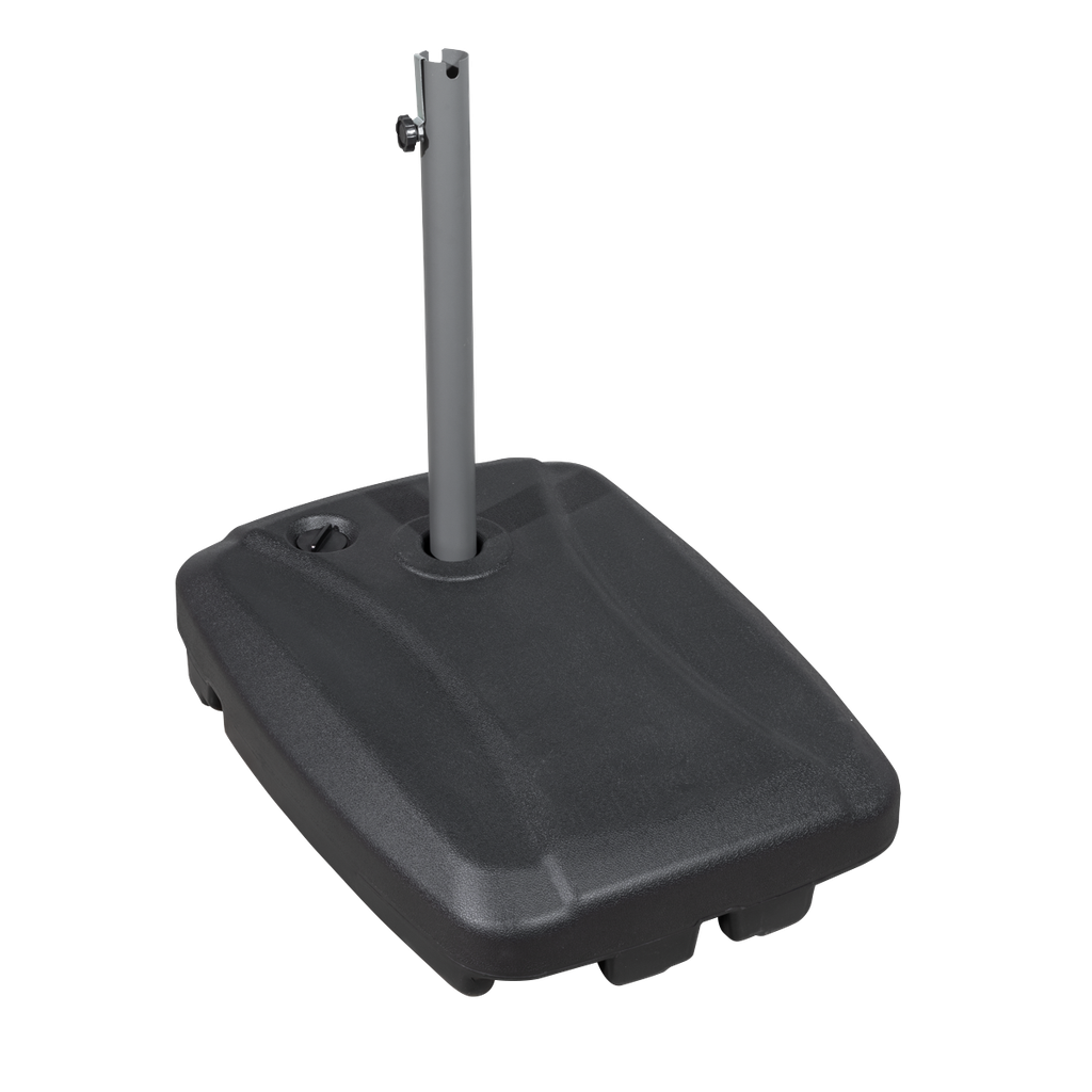 Dellonda Fillable Parasol Base with Wheels, Water/Sand Fill 60L