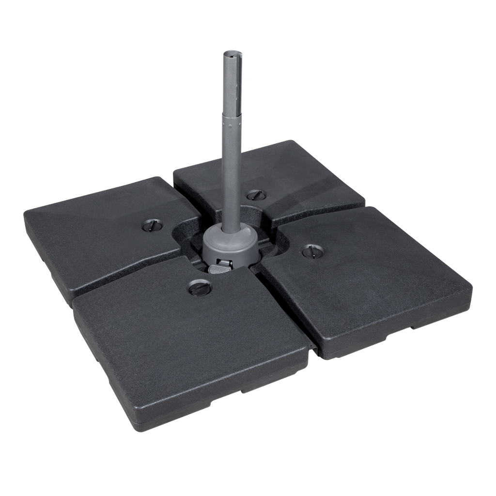 Dellonda Fillable Parasol Base, Water/Sand Fill 92L 4pc