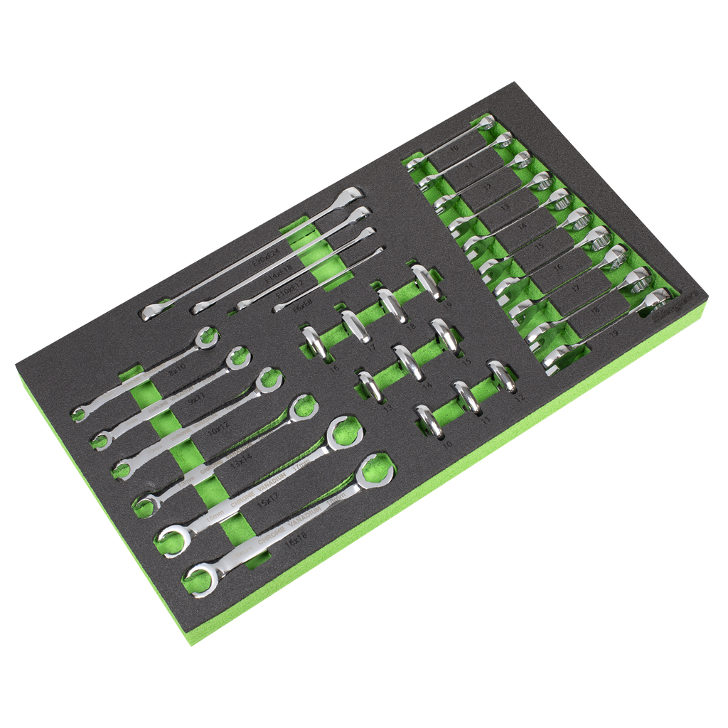 Siegen Specialised Spanner Set with Tool Tray 30pc