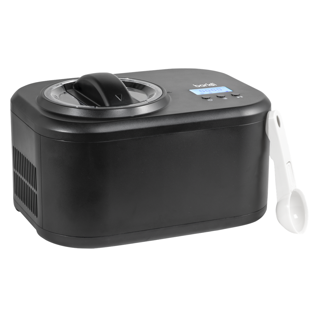 Baridi Automatic Churning Ice Cream Machine 1L Capacity - Black