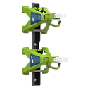 Axle Stand & Axle Stand Storage Rack Combo 3 Tonne - Hi-Vis Green