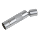 Sealey Spark Plug Socket with Universal Joint 3/8"Sq Drive 12-Point 16mm
