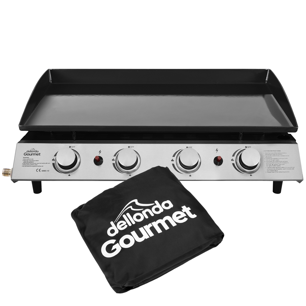 Sealey Dellonda 4 Burner Portable Gas Plancha & Cover
