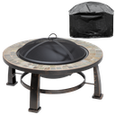 Sealey Dellonda 30" Deluxe Traditional Style Fire Pit, Fireplace