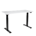 Dellonda White Electric Height Adjustable Standing Desk, 1400 x 700mm Dual Motor 100kg