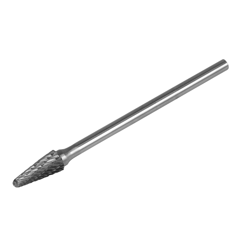 Sealey Tungsten Carbide Rotary Burr Extra-Long Conical Ball Nose Ø10mm