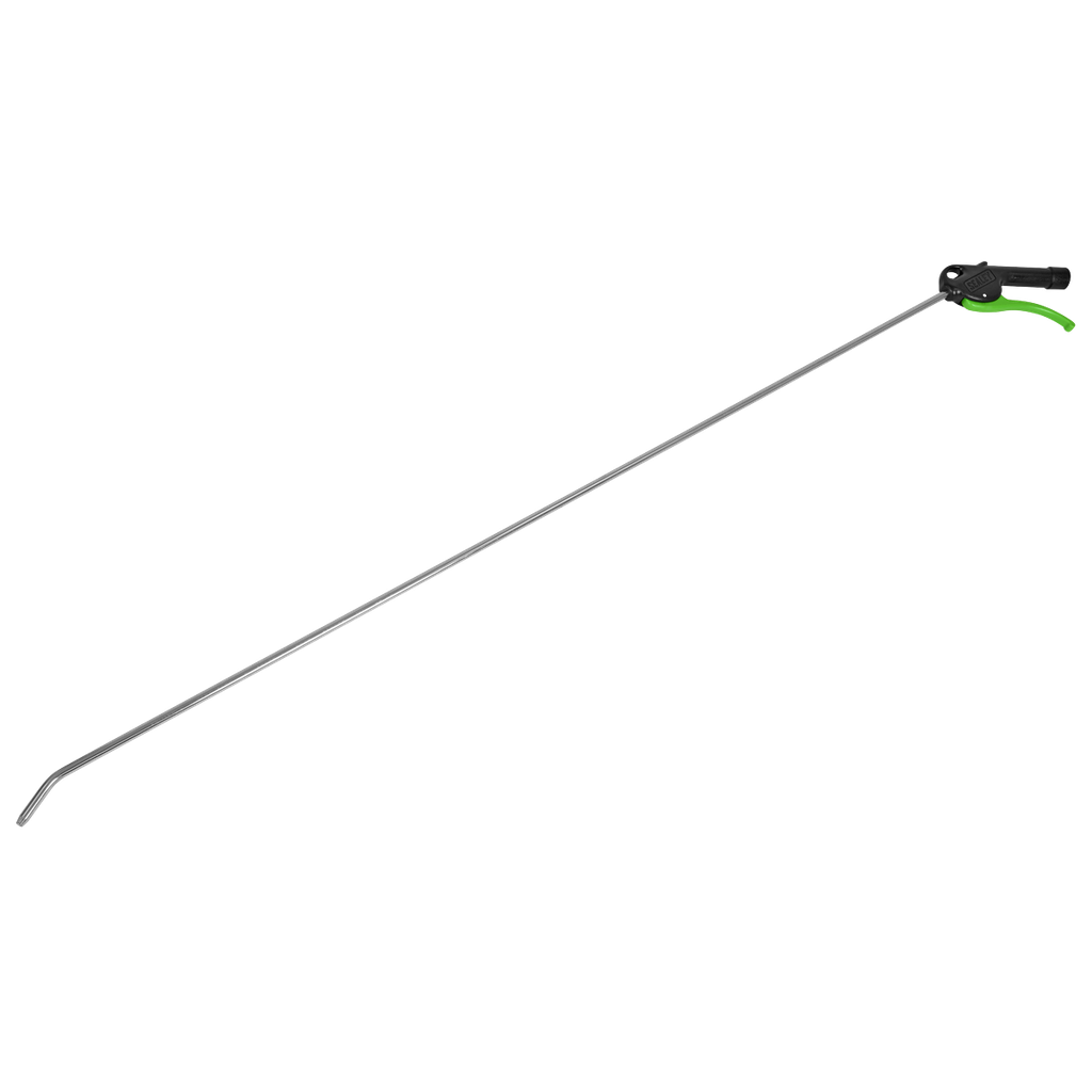 Air Blow Gun with Angled Lance 980 x 8mm 1/4"BSP Air Inlet