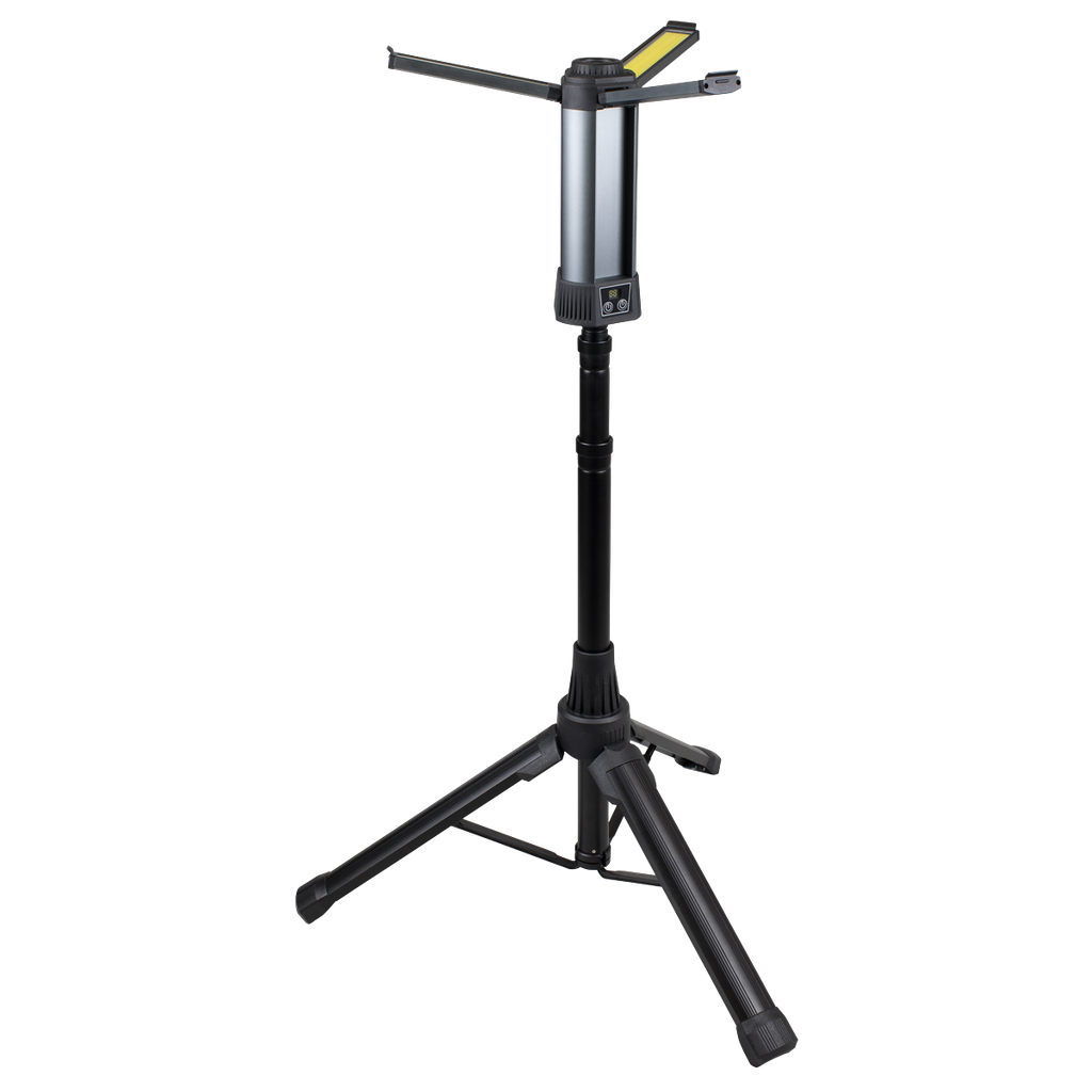 Sealey Rechargeable Flexible Floodlight with Tripod 24W COB LED & 5W SMD LED