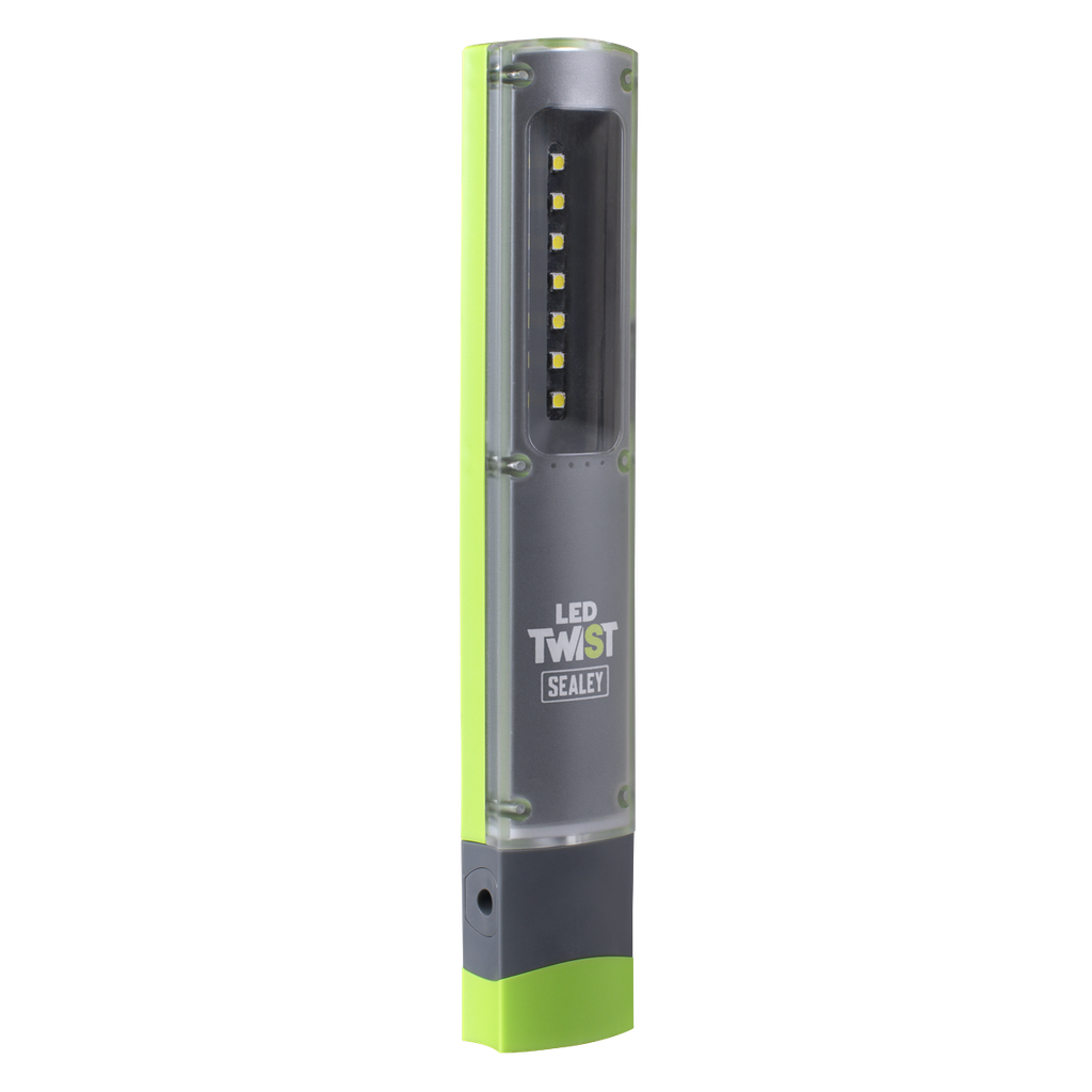 Sealey LED Twist Rechargeable Inspection Light 2W & 1W SMD LED