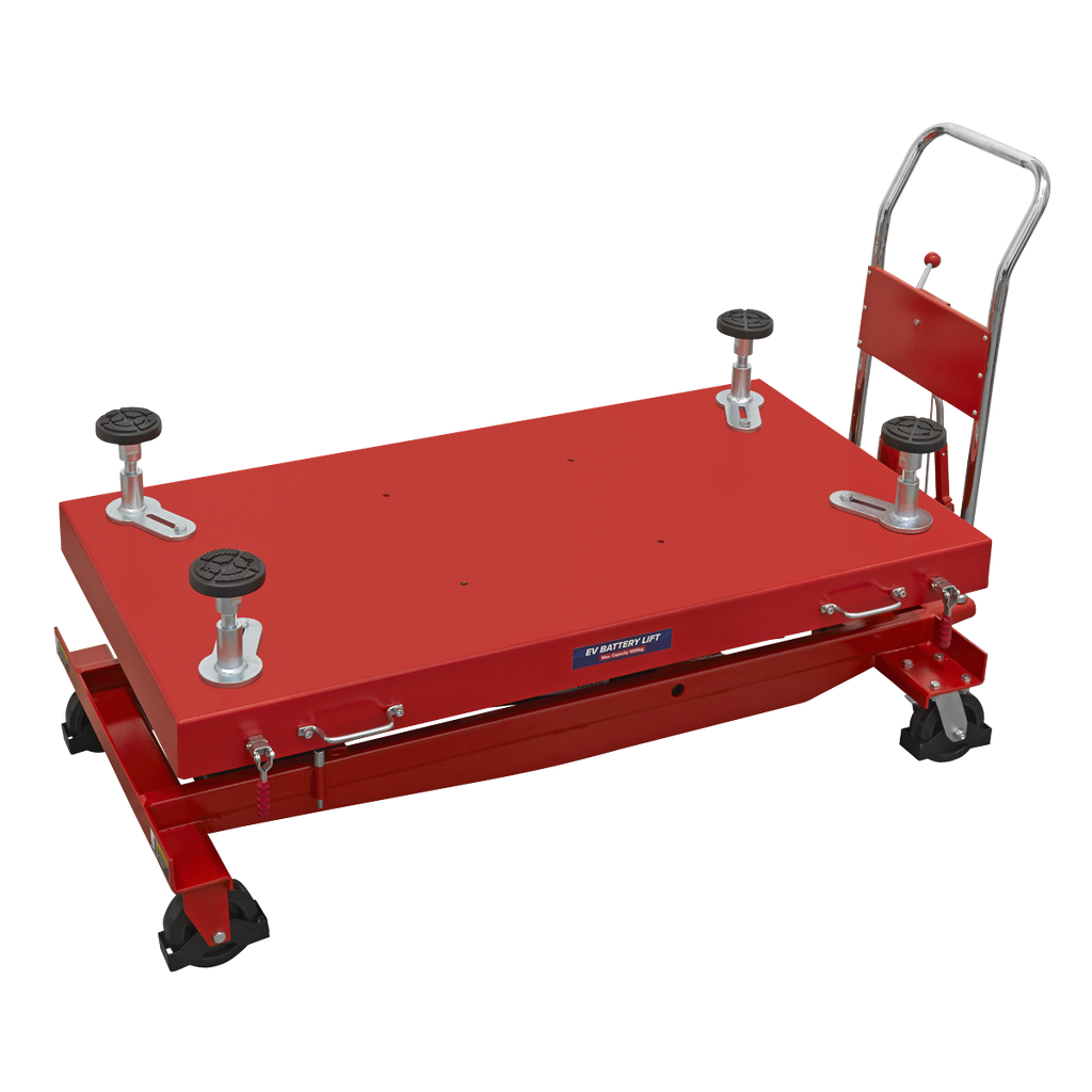 Sealey High Lift EV Battery Lift/Hydraulic Platform Truck 1000kg Capacity