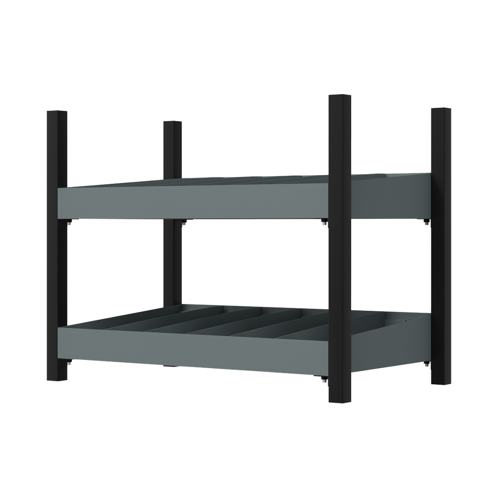 Modular Storage Mid Unit 2 Compartment Shelve 580mm