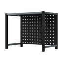 Modular Storage Top 1 Shelf & Pegboard Unit 580mm