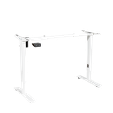 Sealey Dellonda Single Motor Ultra-Quiet Adjustable-Height Desk Frame 70kg Capacity - White