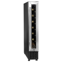 Baridi Extra-Slim 7 Bottle Wine Fridge & Cooler 15cm - Stainless Steel