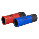 Sealey Alloy Wheel Impact Socket Set 1/2"Sq Drive 2pc