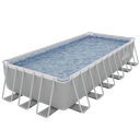 Sealey Dellonda Deluxe Steel Frame Rectangular Swimming Pool wit