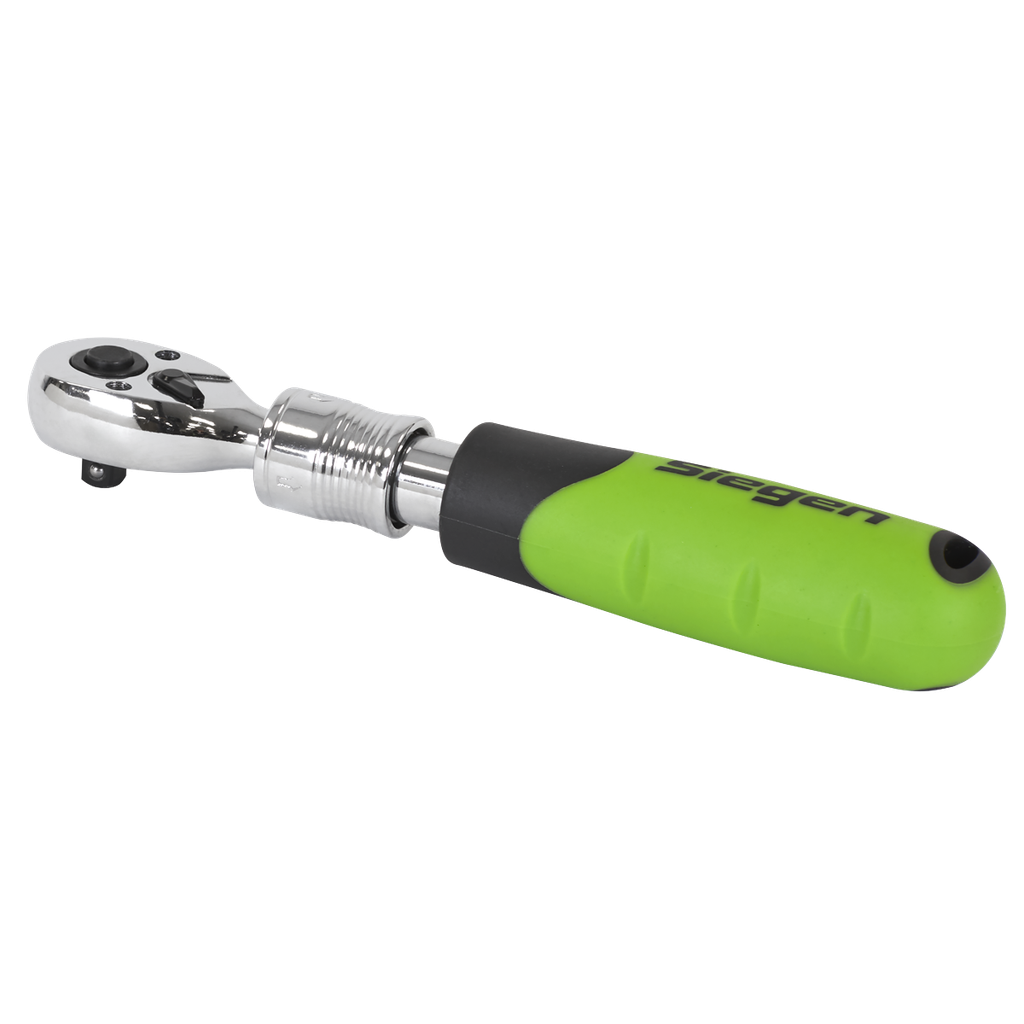 Sealey Siegen Extendable Ratchet Wrench 1/4"Sq Drive