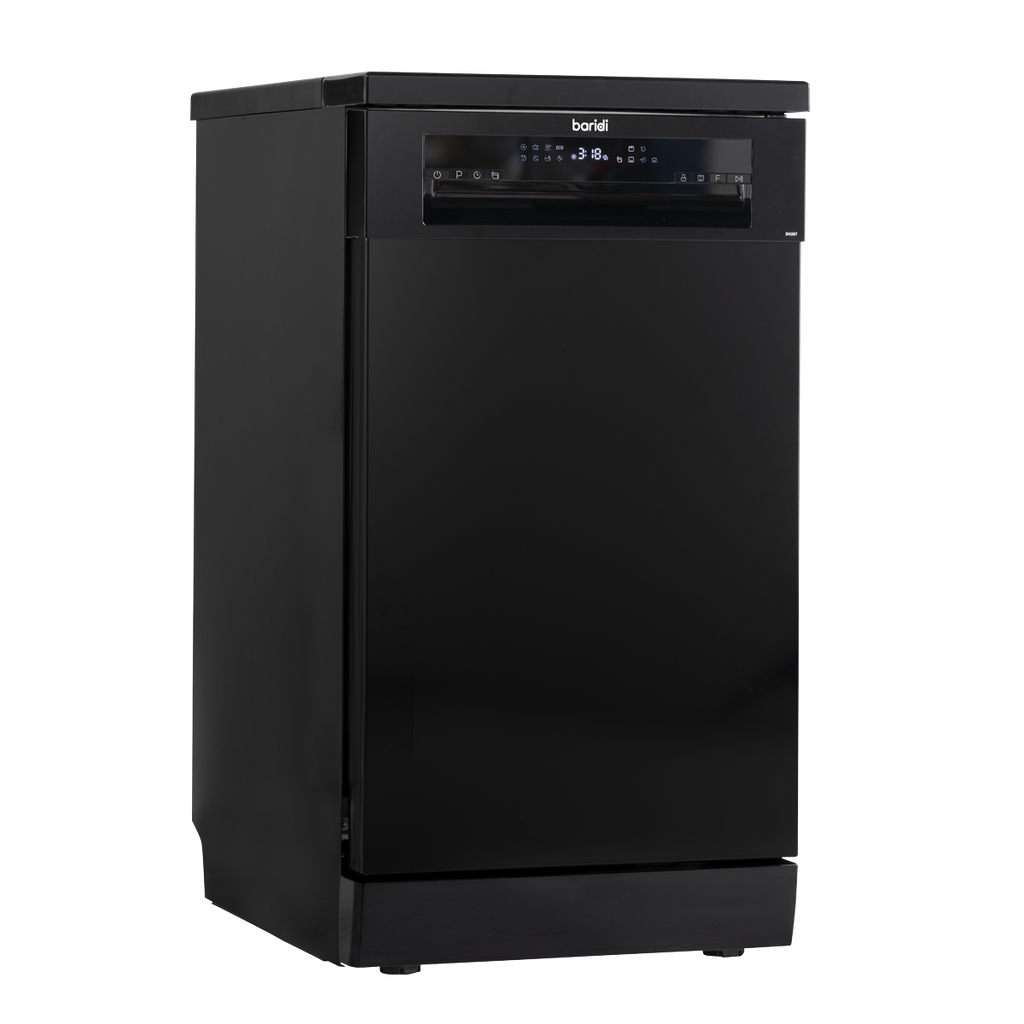 Sealey Baridi Slimline Freestanding Dishwasher 45cm Wide 10 Place Settings - Black