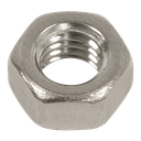 Sealey Stainless Steel Nut M5 A2, DIN 934 - Pack of 100